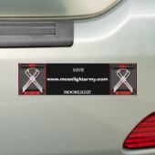 motorbumper bumpersticker (Op auto)