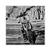 motorcadeaus voor vriendje 	rubberstempel (Afrduk)