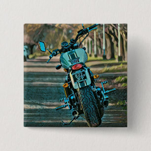 motorcadeaus voor vriendje vierkante button 5,1 cm