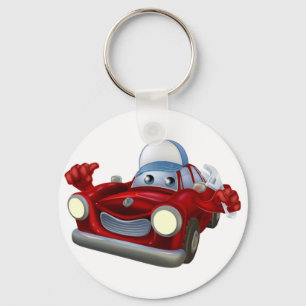 Motorcartoon Sleutelhanger