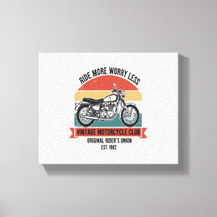 motorclub Est. 1982 Canvas Afdruk