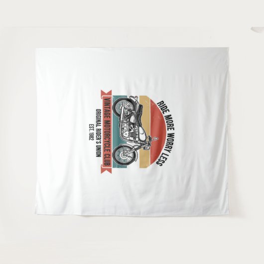  motorclub Est. 1982 Wandkleed (Voorkant (horizontaal))