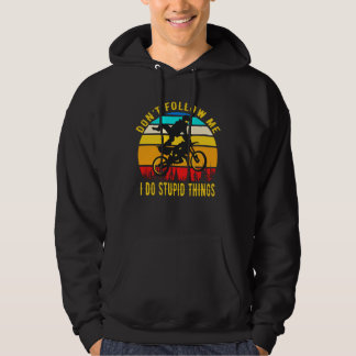 Motorcross grappig Motorfiets Vuilfiets Hoodie