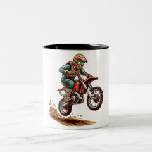 Motorcross jump illustratie-off-road