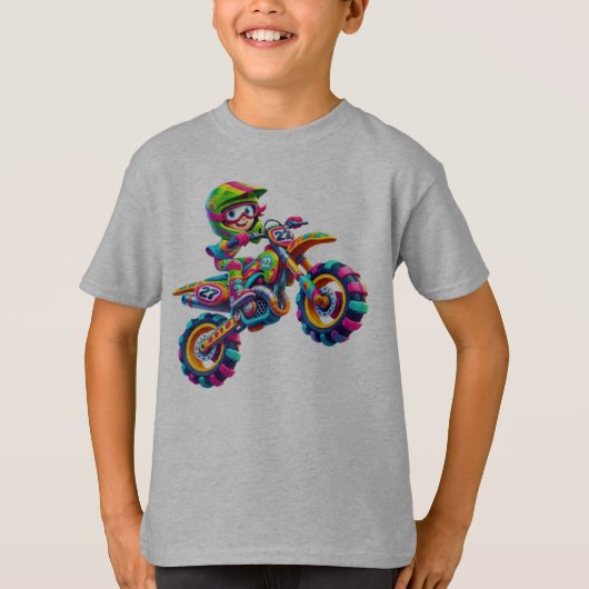 Motorcross Kind T-shirt (Voorkant)