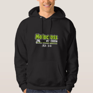 Motorcross Pit Crew Dad Hoodie