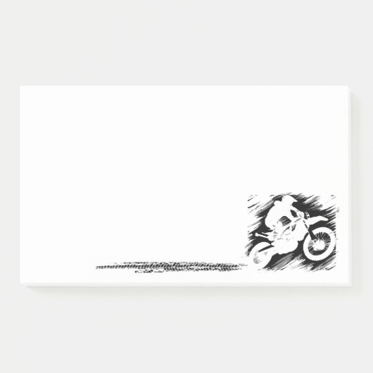Motorcross racefiets post-it® notes (Voorkant)