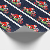 Motorcross Racing Kerstmis Cadeaupapier (Hoek)