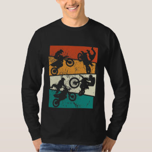  motorcross retro Off Road Enduro motorfiets T-shirt