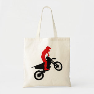 Motorcross Rider Canvas tas