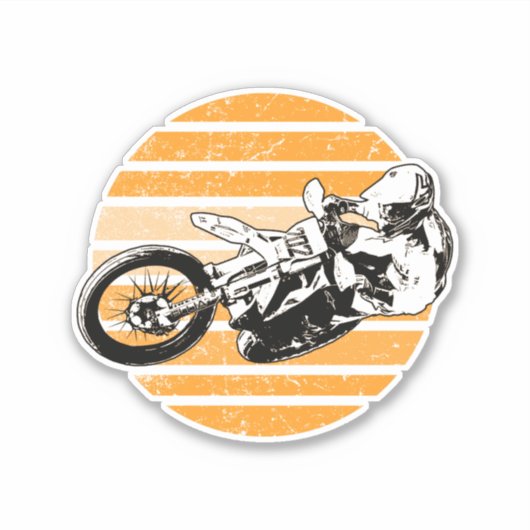 Motorcross Sticker (Voorkant)