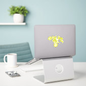 Motorcross Sticker (Laptop op bureau)
