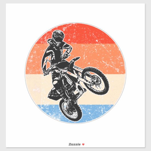 Motorcross-sticker Sticker (Vel)