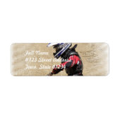 Motorcross Verzendlabels Etiket (Voorkant)