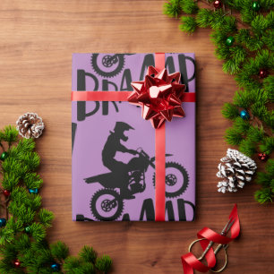 Motorcross Vuilfiets Braap! Cadeaupapier