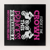 Motorcross Vuilfiets Meisje Legpuzzel (Horizontaal)