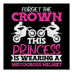 Motorcross Vuilfiets Meisje Perfect Poster