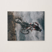motorcrossrijder legpuzzel (Horizontaal)