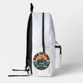 "Motorcycle Backpack Ride to Live-1918 Bedrukte Rugzak (Links)