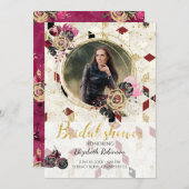 Motorcycle Biker Photo Bridal Show Invitation (Devant / Derrière)