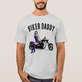MOTORCYCLE BIKER T-shirts DADDY DAD (Devant)