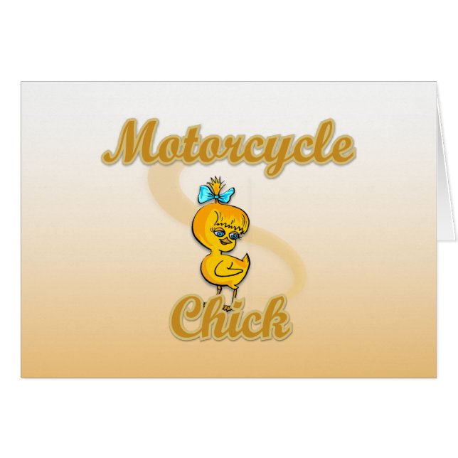 Motorcycle Chick (Devant horizontal)