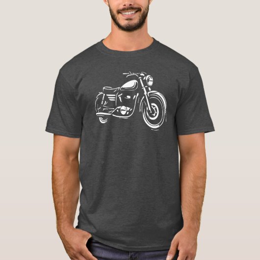 Motorcycle Cruiser T-Shirt (Devant)