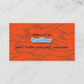 Motorcycle Davidson Visitekaartje - Twitter (Achterkant)