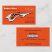 Motorcycle Davidson Visitekaartje - Twitter (Voorkant / Achterkant)