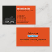 Motorcycle Davidson Visitekaartje - Twitter (Voorkant / Achterkant)