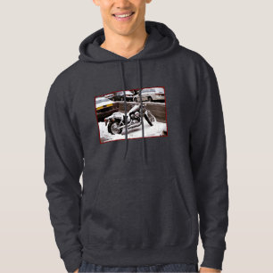 'Motorcycle in Winter' Volwassenen trui sweatshirt