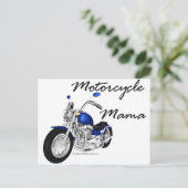Motorcycle Mama Briefkaart (Staand voorkant)