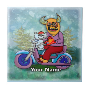 Motorcycle Monster Tegeltje