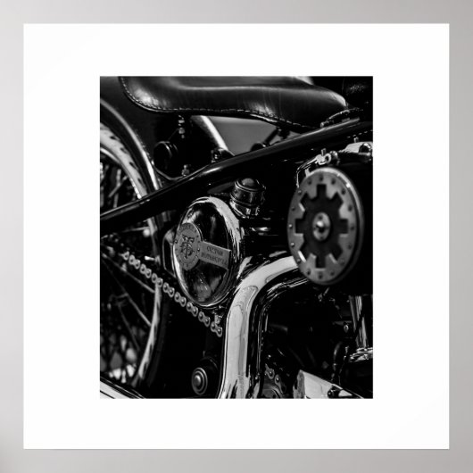 Motorcycle Motorbike Biker Ride Rider Poster (Devant)