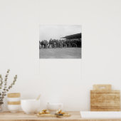 Motorcycle Races, 1915.  foto Poster (Keuken)