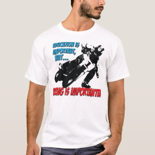 Motorcycle Racing & Education in shirt