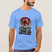 Motorcycle Samurai T-Shirt (Devant)