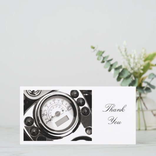 Motorcycle Spedometer - Merci (Debout devant)