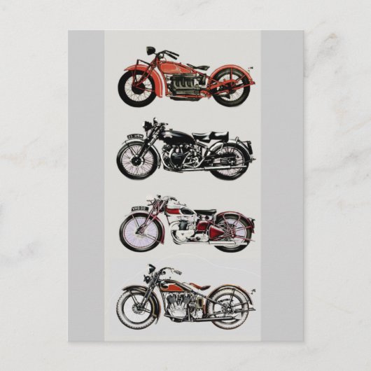 MOTORCYCLI BRIEFKAART (Voorkant)