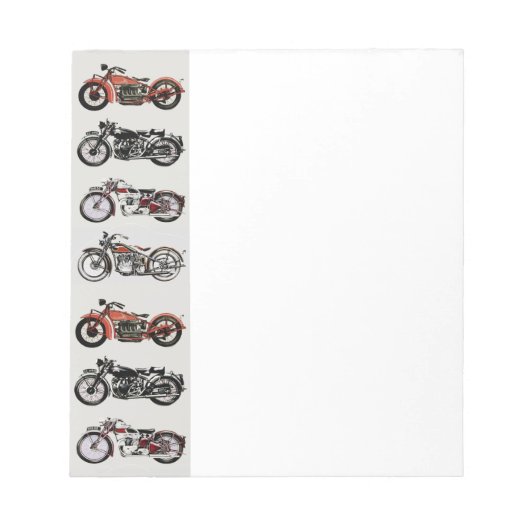 MOTORCYCLI NOTITIEBLOK (Voorkant)