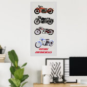 MOTORCYCLI POSTER (Thuiskantoor)