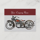 MOTORCYCLI rood grijs Visitekaartje (Achterkant)