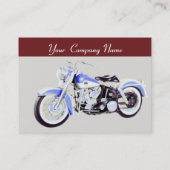 MOTORCYCLI rood grijs Visitekaartje (Achterkant)