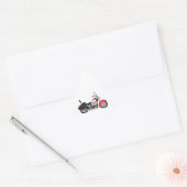 MOTORCYCLUS DRIEHOEK STICKER (Envelop)