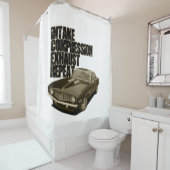 Motorcyclus van Camaro Douchegordijn (In situ)