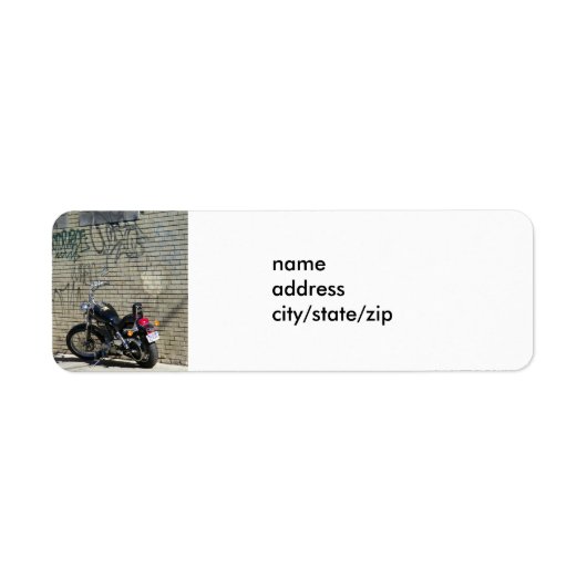 MOTORCYLE / ETIKET GRAFFITI (Voorkant)