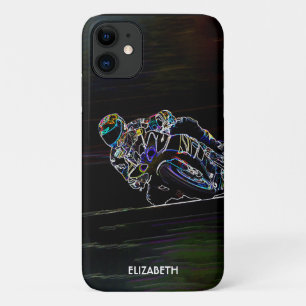 Motorfieclub Biker Club Biker School Racer iPhone 11 Hoesje