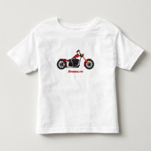 Motorfietafbeelding met snijder kinder shirts