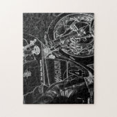 Motorfiets 1 11x14 252pc jpcn legpuzzel (Verticaal)