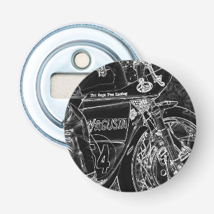 Motorfiets 1 boor button flesopener